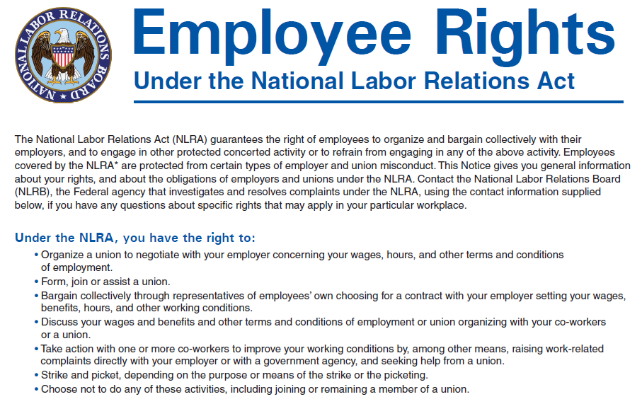 National Labor Relations Act (NLRA) in Career Development ...